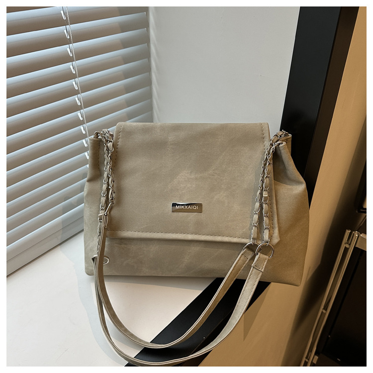 Estilo coreano de moda simple nicho diseño casual bolso de la cadena de las mujeres bolsa de invierno Nueva Moda hombro bolsa de las axilas