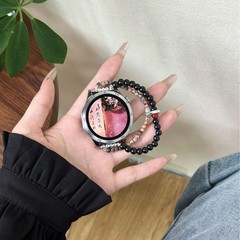 弾力性二重チェーンビーズは華為腕時計GT4GT3バンドwatch4仏珠手串GT2pro女新製品に適用されている