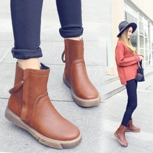 2024 Autumnwinter new lady flat Martin boots女士平底马丁靴1