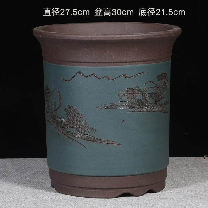 Extra large flowerpot, ceramic big high boots