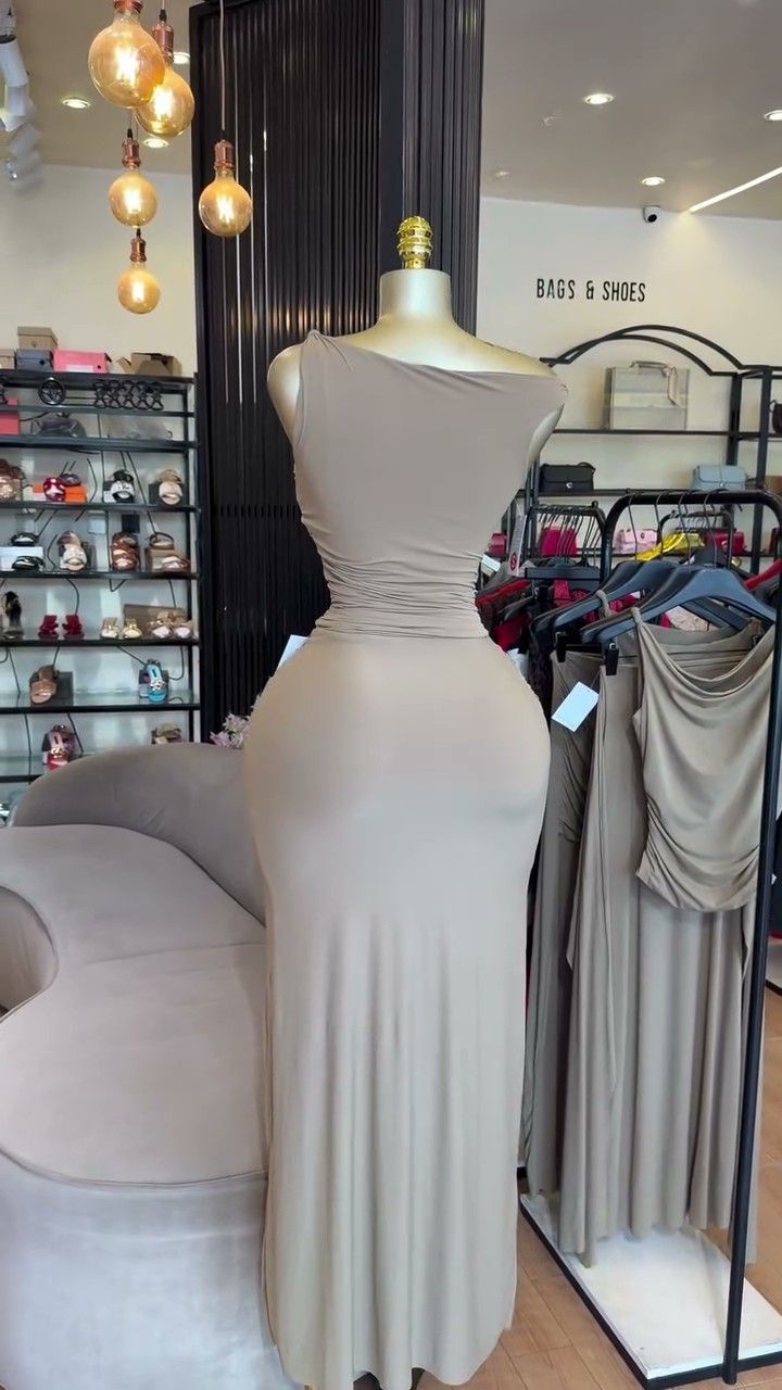Women's Clothing Summer Style Women's Elegant Solid Color Sleeveless Top And Tie Up Slim Skirt Set Clothing_ecoleips.com