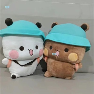 Bubu and Dudu Panda Plush Cute Cartoon Panda Bear Doll Kawai