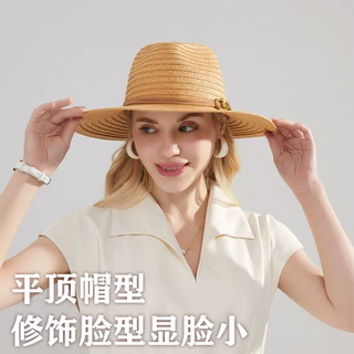 定制高品质夏季帽子巴拿马草帽英伦礼帽男女士遮阳沙滩帽防晒