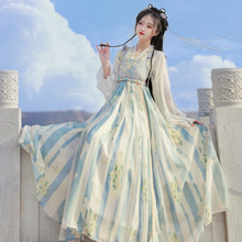 汉服女中国风夏季女款齐胸襦裙改良日常古装超仙汉元素唐制