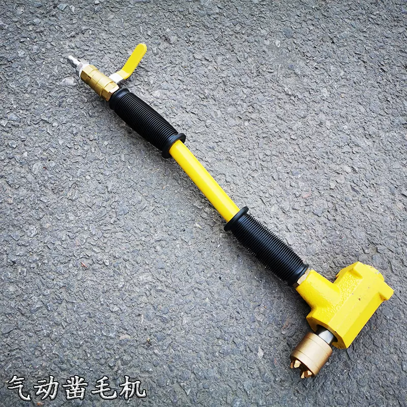 手持凿毛机 双头墙面拉毛锤建筑装饰桥梁路面气动多头水泥拉毛机