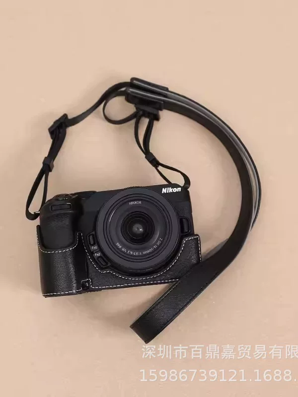Защитный полукейс (для Nikon Z50 Z30) портативная сумка для камеры с ремешком на одну плечо, черный/зеленый/кофейный