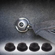 汽车后备箱用行李网兜固定挂钩多用途4只精装 配螺丝双面胶魔术贴