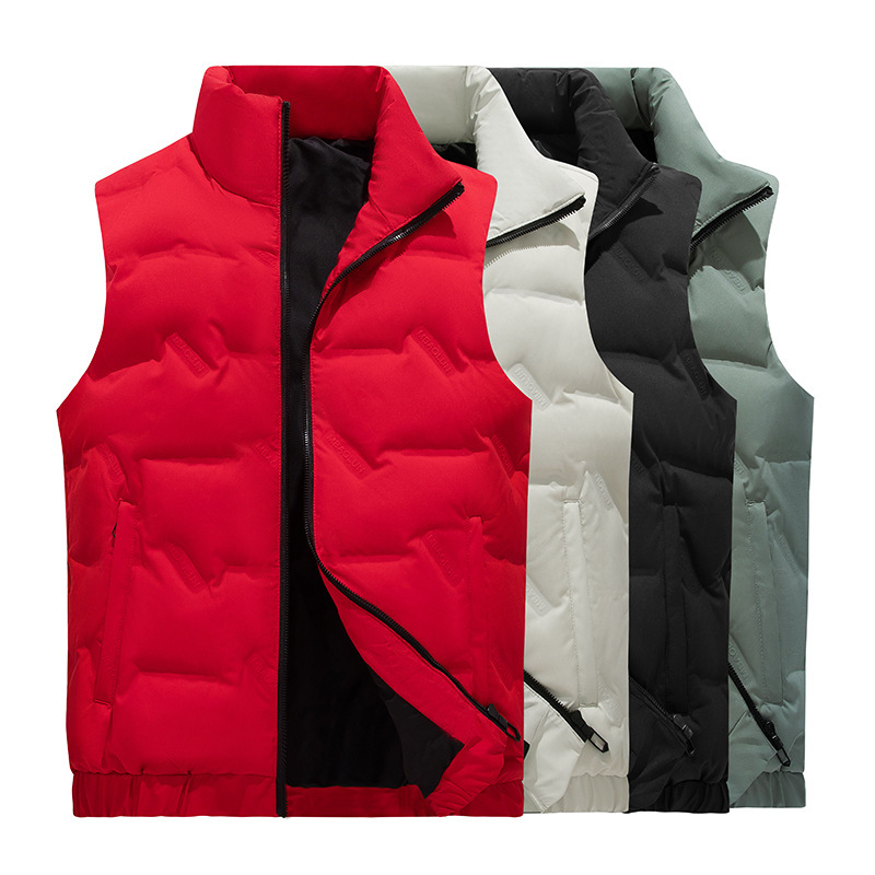 Down Jacket Vest Men's Winter Fashion Casual White Duck Down Vest Outer Wearing Vest Men's and Women's Coat Group Buying Clothing