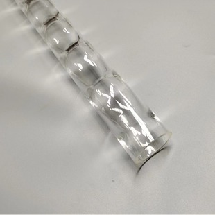 Factory new transparent special-shaped in stock acrylic transparent black bamboo tube advertising engineering decorative tube special-shaped tube