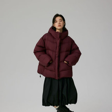 彧言95白鸭绒云朵泡芙羽绒服女冬季2025新款短款高级感好看面包服