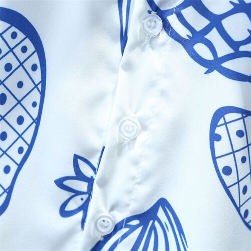 T101-青花-衬衫(单上衣)-简约时尚百搭T恤夏天夏装儿童童装