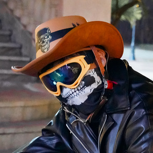 Foreign trade half helmet retro cowboy hat helmet summer riding equestrian helmet travel art helmet gang factory wholesale