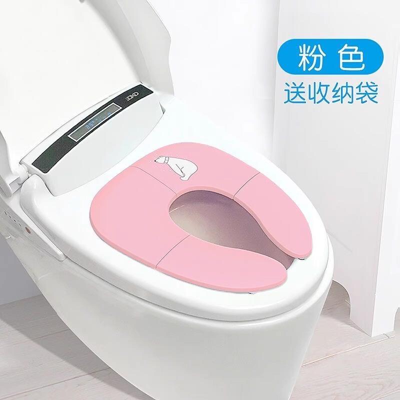 子供用折りたたみ便座、ベビー旅行用トイレマット、ホテルのお出かけ用折りたたみ便座、折りたたみ収納|undefined