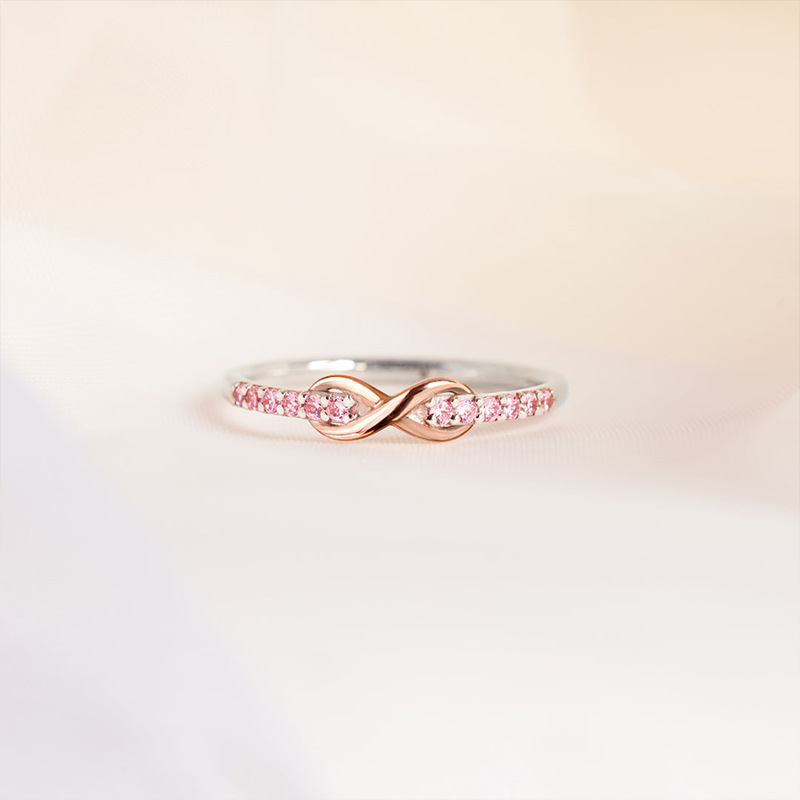6g Weight Zircon Inlay Material Rings Classification 10, 5 Ring Size 1 Piece Quantity 1 Piece 925 Sterling Silver Geometric Zircon Rings