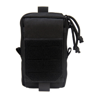 Edc Tactical Mobile Phone Bag Accessory Bag Canvas Waist Bag Molle Outdoor Camouflage Shoulder Bag Multi-Function