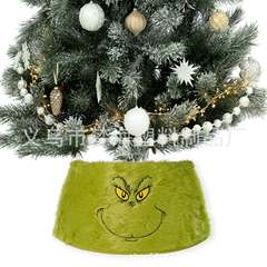 グリンチクリスマス縦型ツリースカートThe Grinch Stole Christmas Green Fuzzy