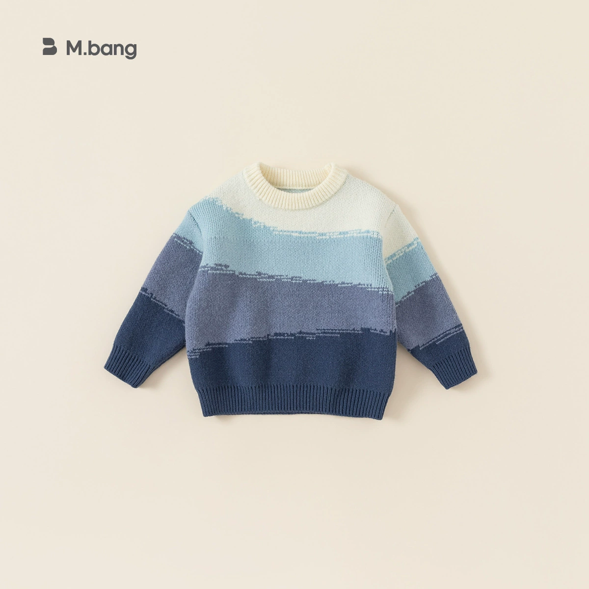 Children's knitted sweater, boys, autumn demi-season, wool blend long-sleeve, sizes for heights 80–150 cm