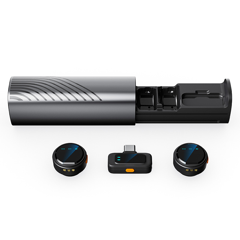 Новинка: беспроводной петличный микрофон Q13 с цифровым дисплеем, Bluetooth-шумоподавлением, интеллектуальный уличный петличный микрофон для прямых трансляций.