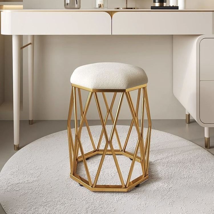 Modern Minimalist Dressing Table Stool Makeup Stool Manicure Bedroom Bird's Nest Makeup Chair Octagonal Chair Weilong