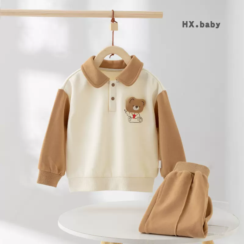 儿童套装春秋新款宝宝卫衣卫裤两件套男童长袖长裤套宝宝衣服秋装