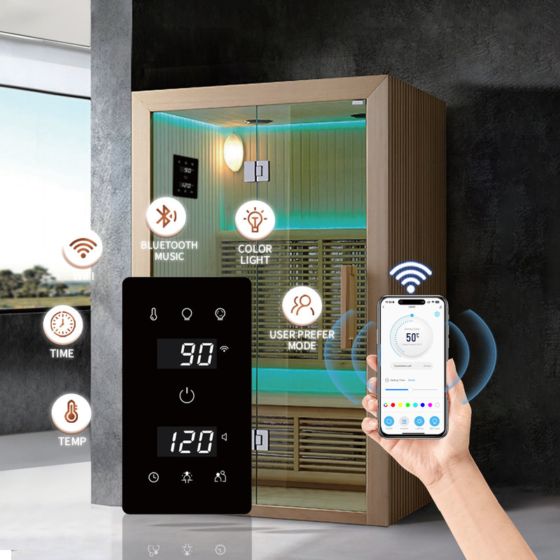 Intelligent Control System and Panel Light Wave Room Controller Lw20W Sauna Steam Room Manufacturer with Adjustable Temperature