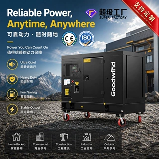 柴油发电机组扬动静音箱10-3000kw低噪耐磨耐用源头厂家发电机组