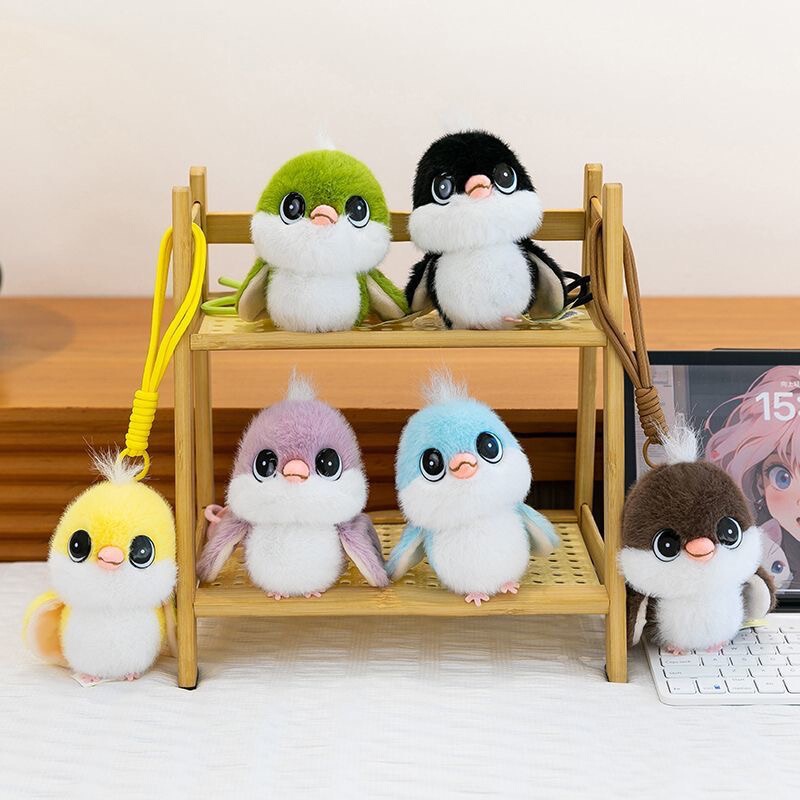 Internet Celebrity Tit Pendant Toy Cute Doll Tit Pendant Plush Toy Bracelet Cartoon Doll Birthday Gift