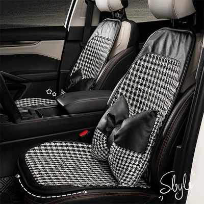 All-Season Car Seat Cushion, Chanel-Style, Seat cushion, seat cover