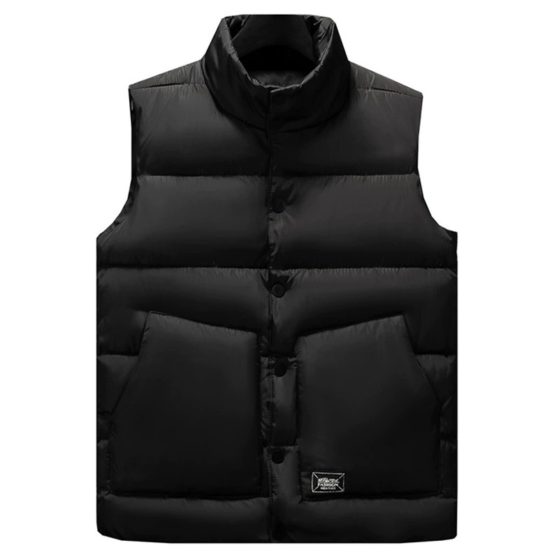 Demi-season vest, trend jacket sleevless, increased thickness