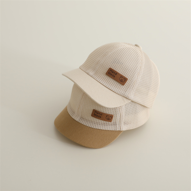 Sombreros para bebés coreanos, sombreros para bebés de verano, sombreros de béisbol para niños y niñas, sombreros de lengua de pato.