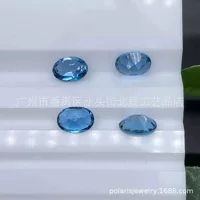 Натуральный Лондонский синий кристалл овал 3x 4-15x 20 мм Crystal Clean Denier Лондон синий топаз