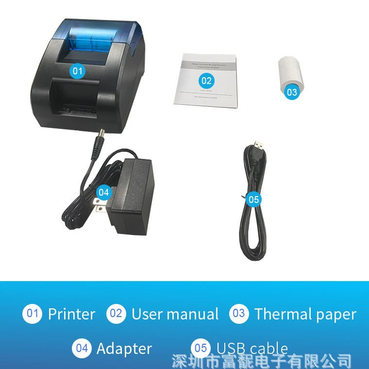 Португальский испанский термопринтер USB 58 мм печать квитанций для касси, Bluetooth сенсорный