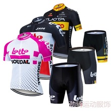 Lotto车队版骑行服短袖衫单车骑行运动轮滑服自行车装备公路车