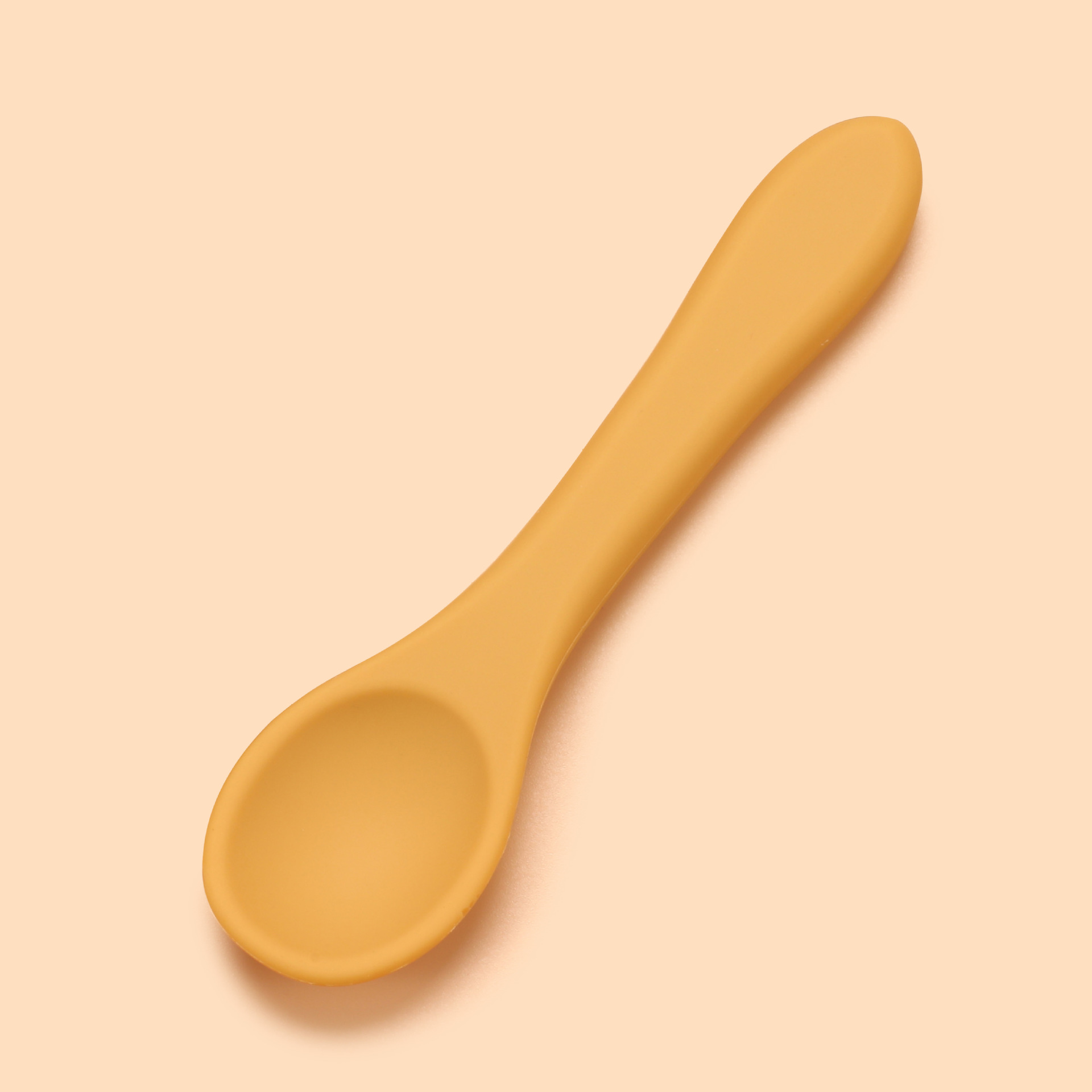 긴 손잡이 단일 숟가락 (모란 디 옐로우)
