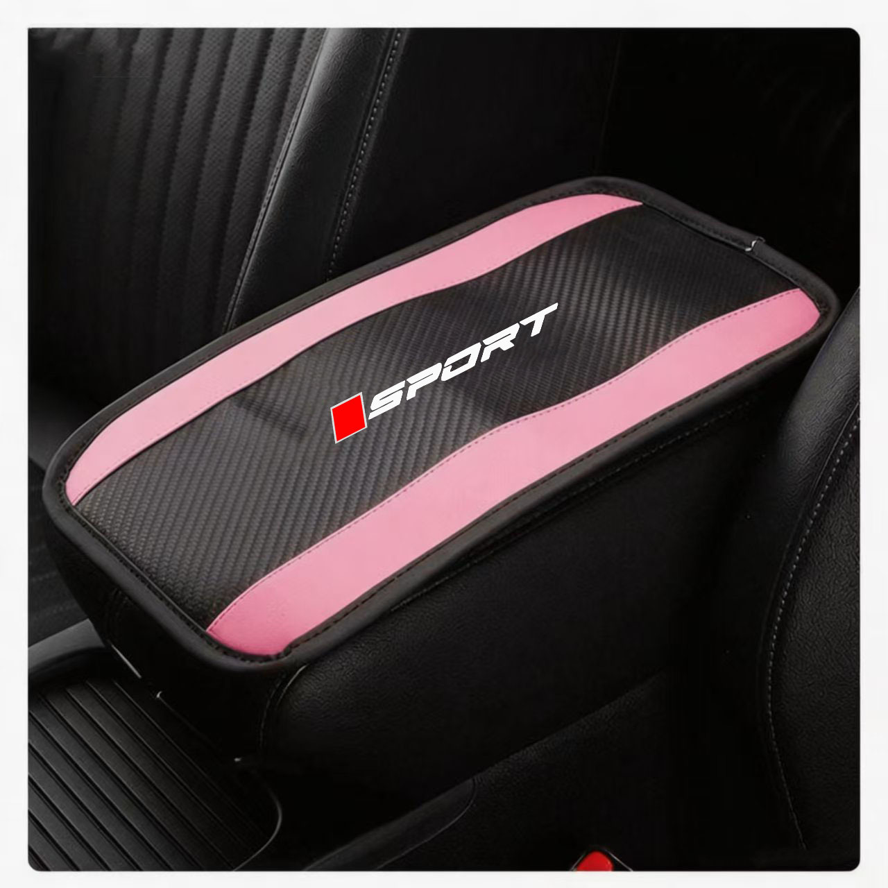 Cross-Border Armrest Box Mat, Universal for All Seasons, Car Booster Cushion, Central Cushion, Armrest Protector, Leather Handrail Protection