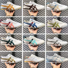 Asic 男鞋女帆布鞋Onitsuka Tiger一脚蹬无鞋带运动休闲鞋一件代