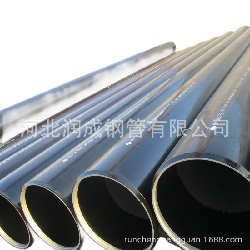 出口Q345BERW高频焊直缝钢管-DN1200大口径LSAW直缝埋弧焊钢管