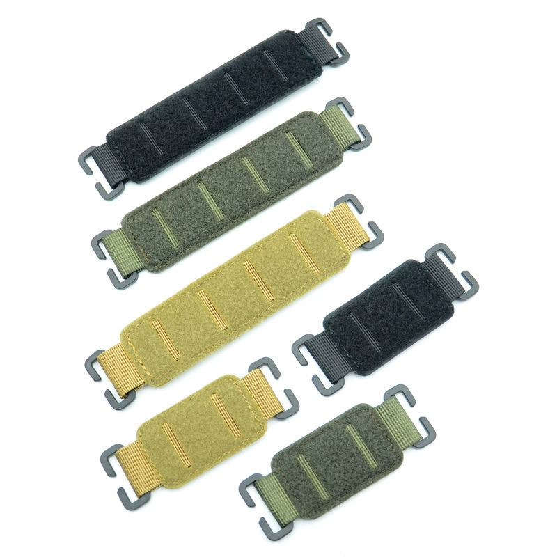 Тактическая двусторонняя нашивка на липучке Molle system с быстросъемной пряжкой разных цветов