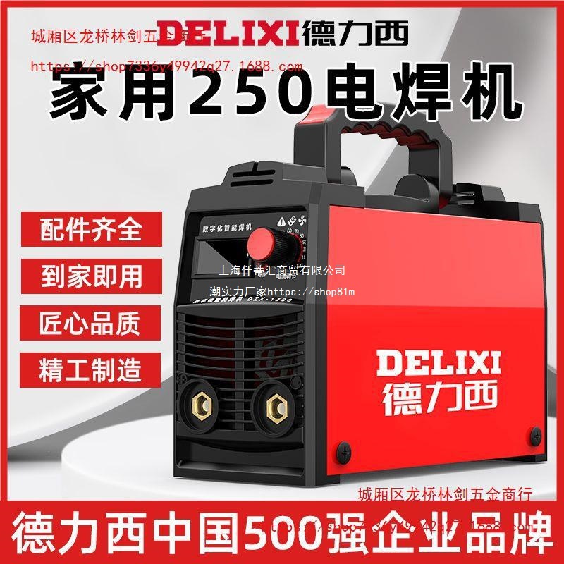 德力西250电焊机家用220v小型便携式迷你款手提智能焊机