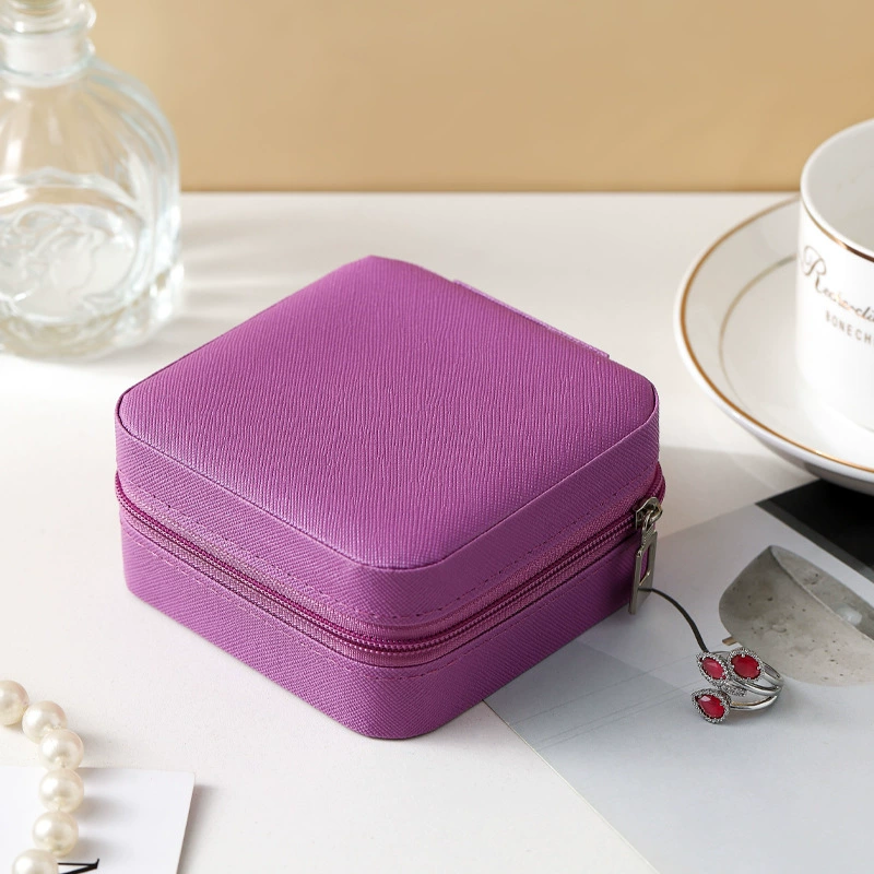 Storage Box Jewelry Box Portable Leather Jewelry from Yomiego