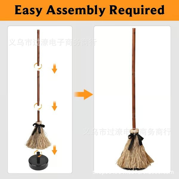独立站Spooky Sounds Dancing Broom 幽灵舞动扫帚万圣家居装饰品|undefined