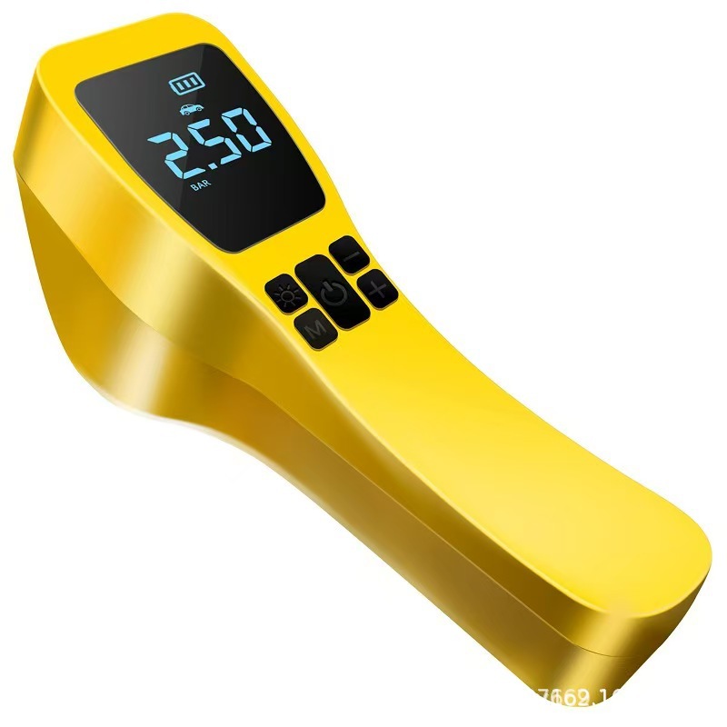 19기통 전기 공기 펌프 노란색