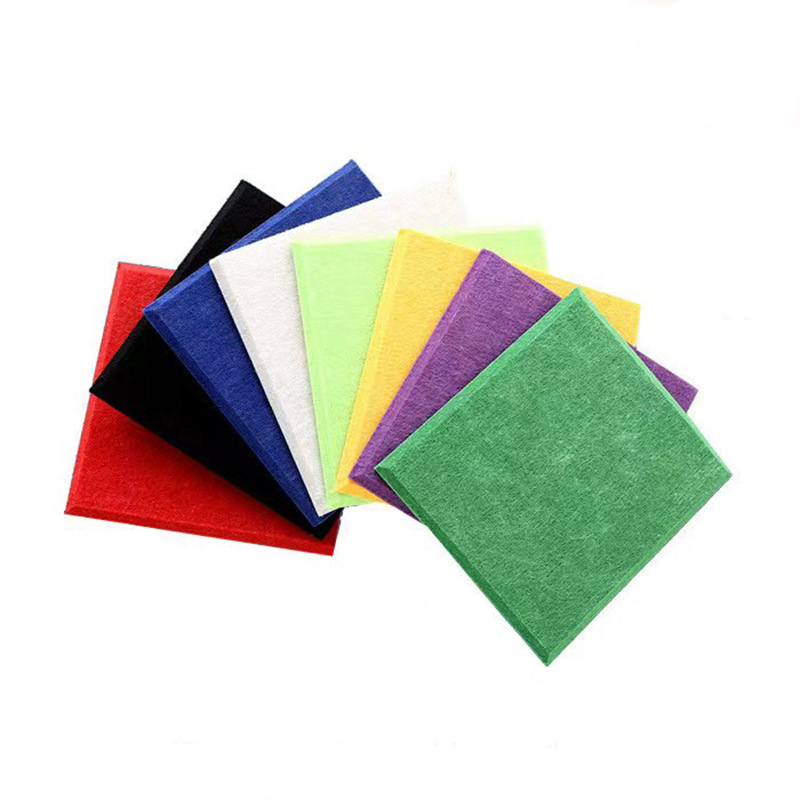 Polyester Fiber Sound-Absorbing Board Kindergarten Piano Room Audio-Visual Room Ktv Wall Decoration Flame Retardant Sound Insulation Board Environmentally Friendly Material