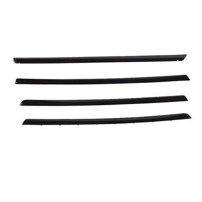 Suitable for BMW 3 Series interior door trim 316 318 320 F30F35 car door headlamp trim modification parts (Şüşə kənarı xromları/moldingləri) - piano-black-short-axis-version