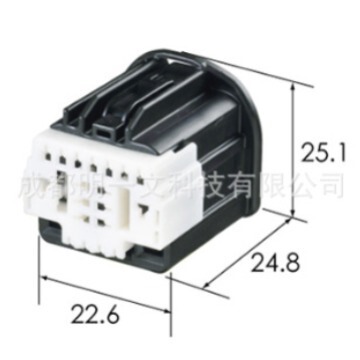 6098-7119 Black Sumitomo Automotive Connector Brand New Non-Waterproof 21-Hole Plastic Shell Female Connector Sumitomo
