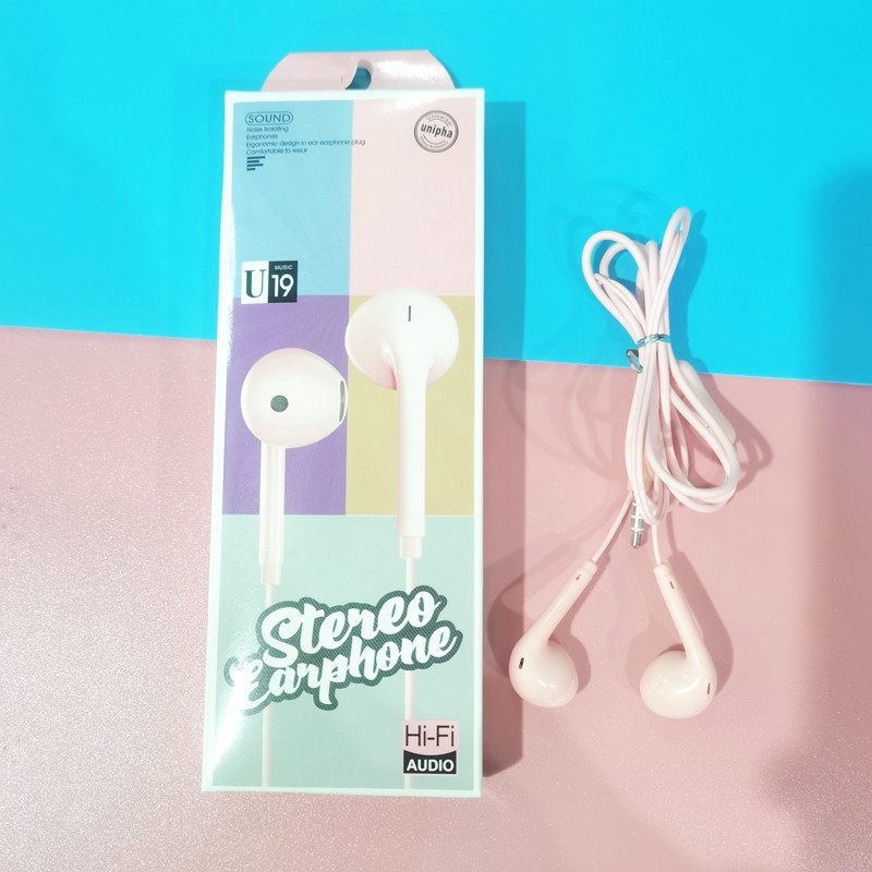 重低音有線イヤホン線制御麦音楽イヤホン付き入耳式丸穴汎用イヤホンu28包装箱付き|undefined