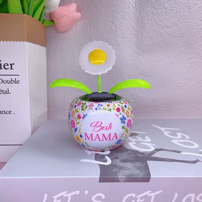cross-border for solar automatic Car ornaments - 14614-chrysanthemum
