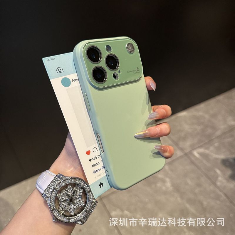 适用iPhone17ProMax手机壳大视窗香薰液态硅胶苹果15防摔保护套16|undefined