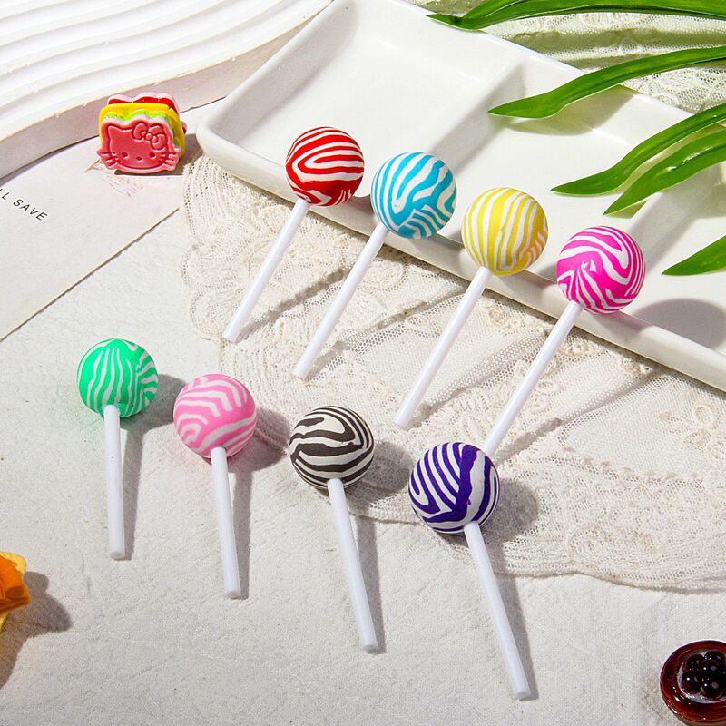 Soft Clay Artificial Lollipop Stereo Spherical Alpine Lollipop DIY Shoe Buckle Accessories Jewelry Accessories Cross-Border Soft Clay Artificial Lollipop Stereo Spherical Alpine Lollipop DIY Shoe Buckle Accessories Jewelry Accessories Cross-Border