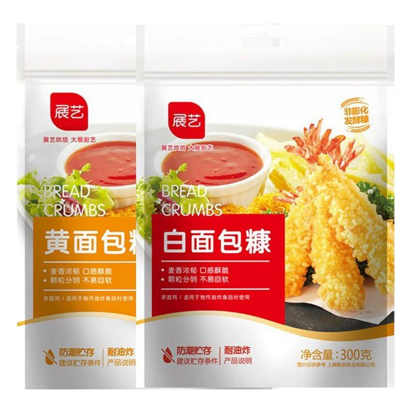 Панировочные сухари Zhanyi, 300 г, желтые, из белого хлеба, для жарки курицы, стейков, куриных ножек, свиных отбивных, креветок, оптом